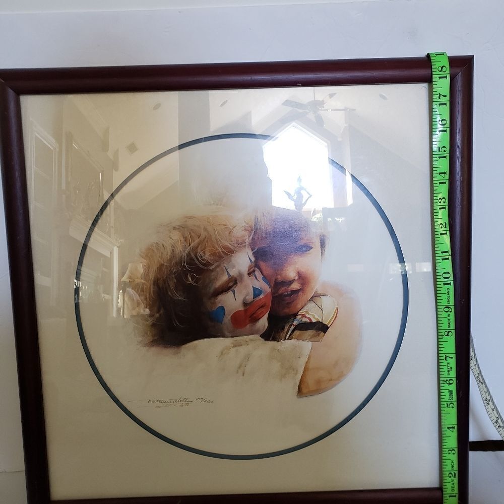 Mitchell Tolle Signed Framed Wall Hanging - Picture 5 of 7